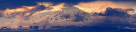 Mount Discovery At Sunset (as seen from McMurdo Station, Antarctica